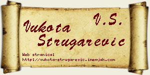 Vukota Strugarević vizit kartica